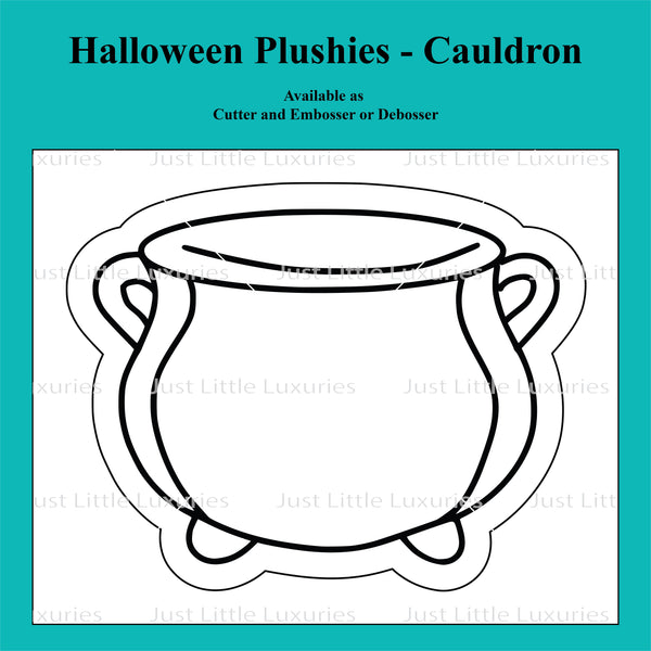 Halloween Plushies - Cauldron Cookie Cutter