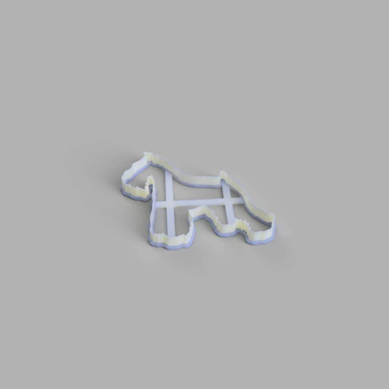Schnauzer dog cookie cutter - just-little-luxuries