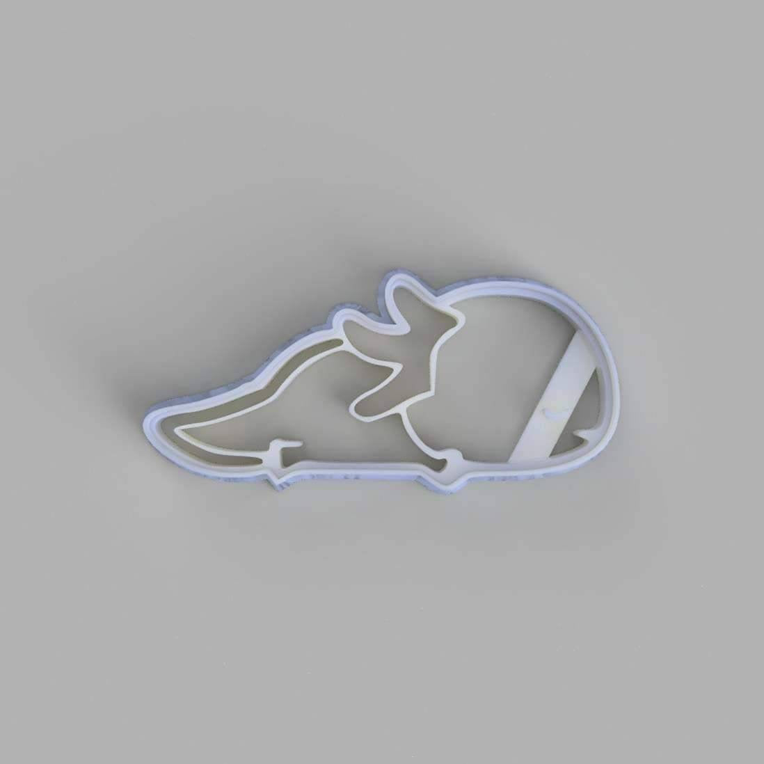 Sleeping axolotl cookie cutter - just-little-luxuries