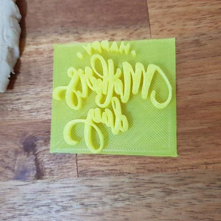 Happy Mother's Day Script Font Embosser - just-little-luxuries