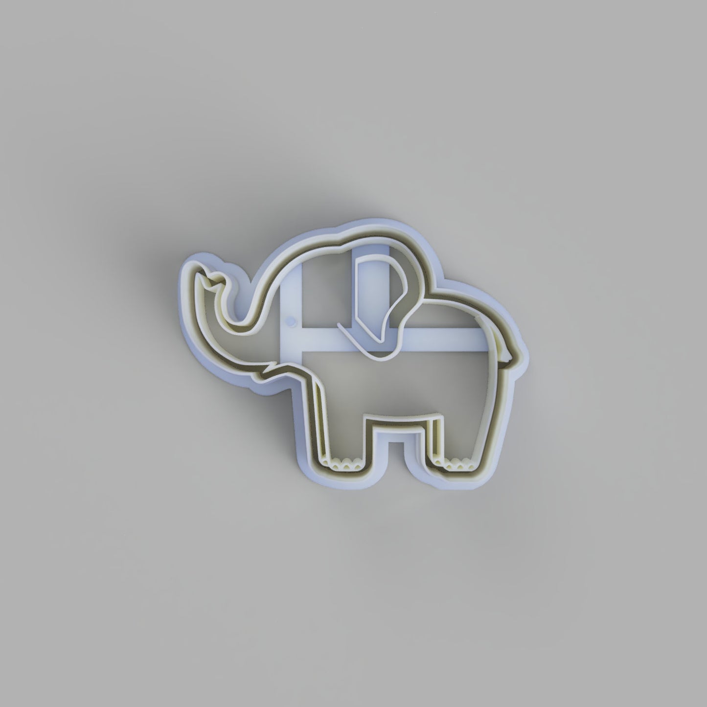 Elephant cookie cutter and stamper - just-little-luxuries