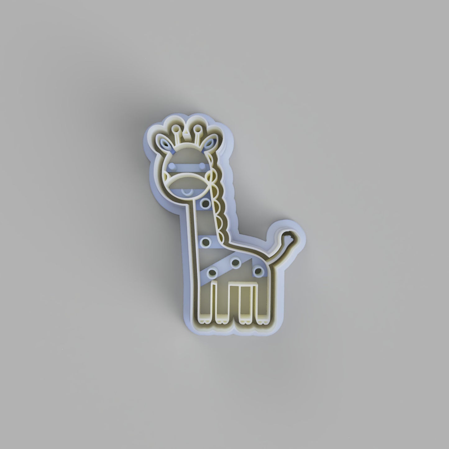 Giraffe cookie cutter and stamper - just-little-luxuries