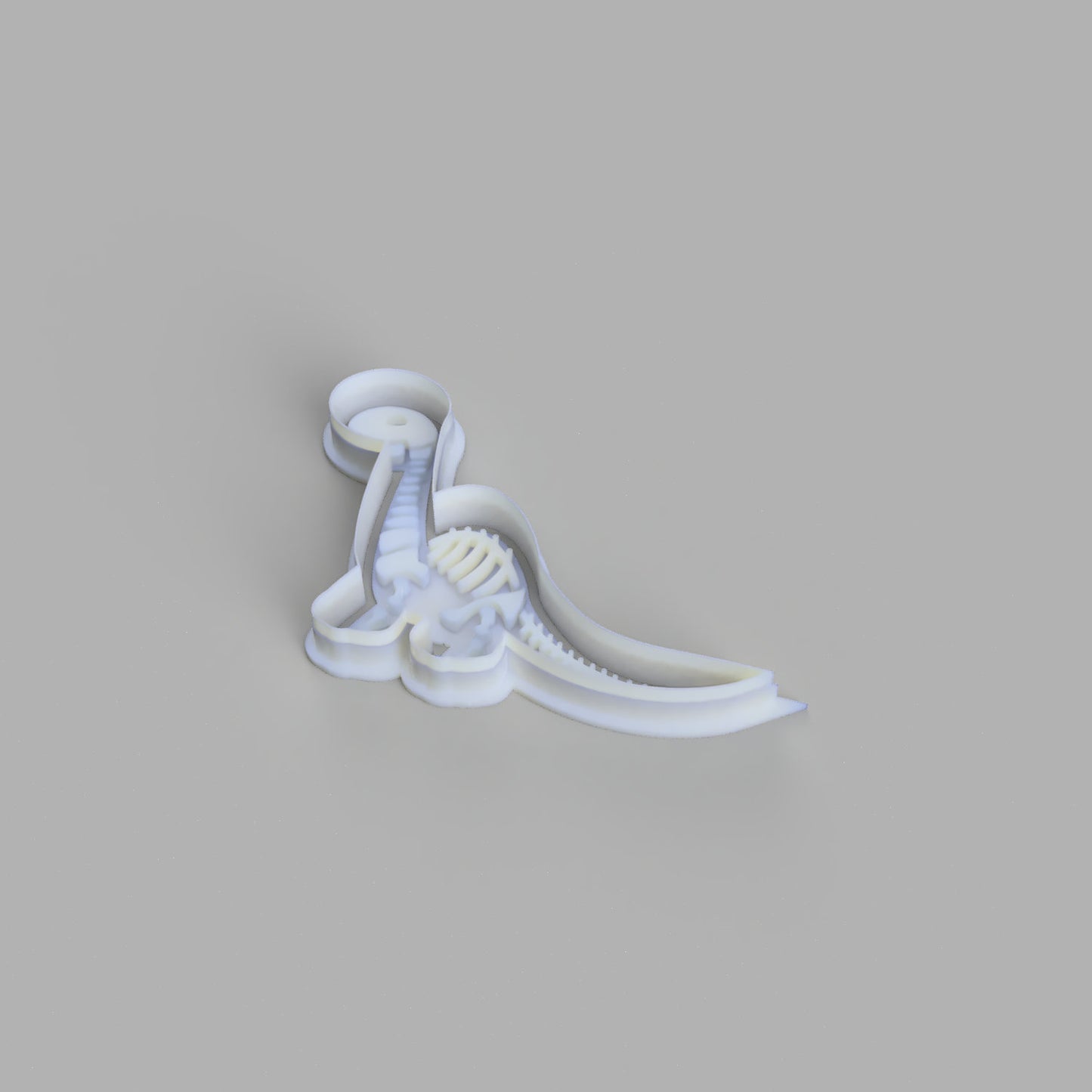 Brontosaurus Skeleton Cookie Cutter and Stamper - just-little-luxuries