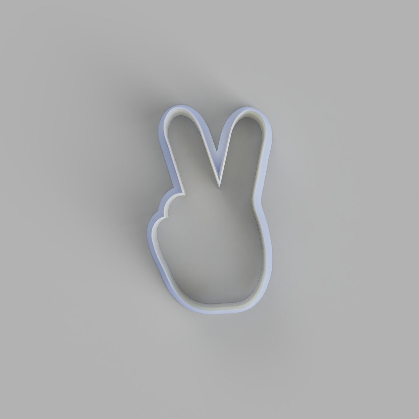 Peace fingers cookie cutter and stamper - just-little-luxuries