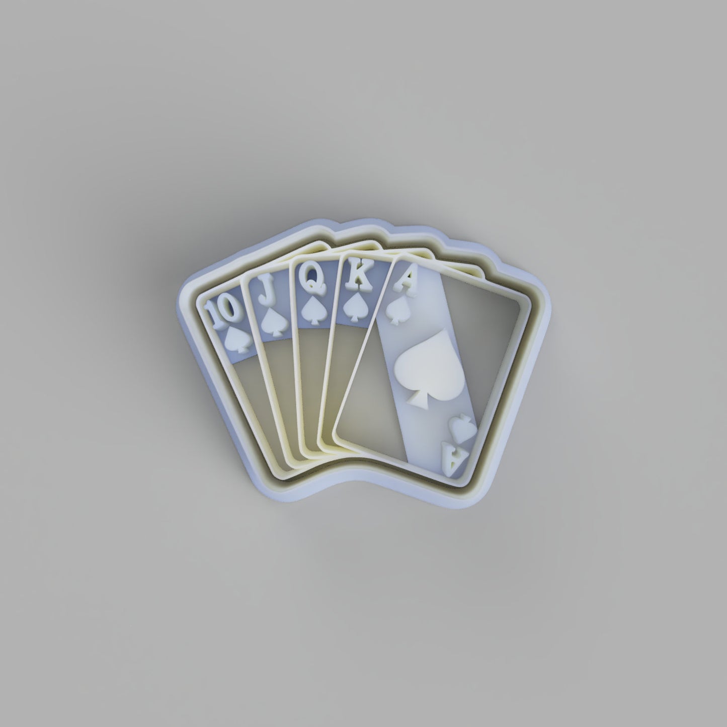 Poker Cards cookie cutter and stamper - just-little-luxuries