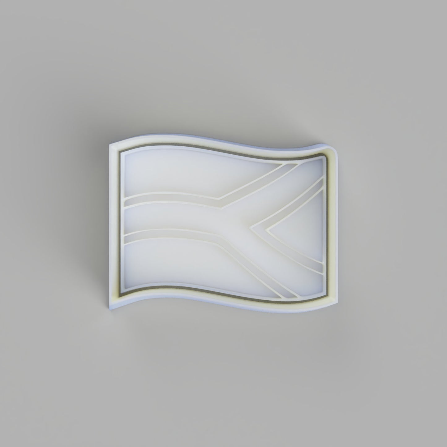 South African Flag (wavy) Embosser and cutter - just-little-luxuries