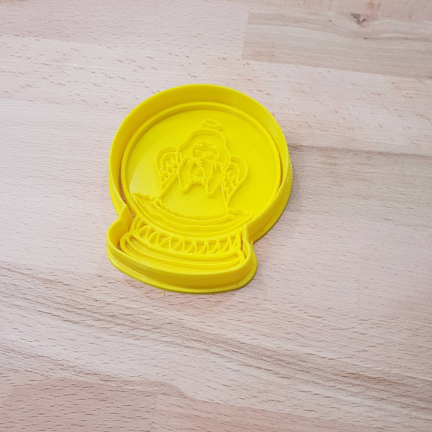 Christmas Snow Globe cookie cutter - Angel - just-little-luxuries