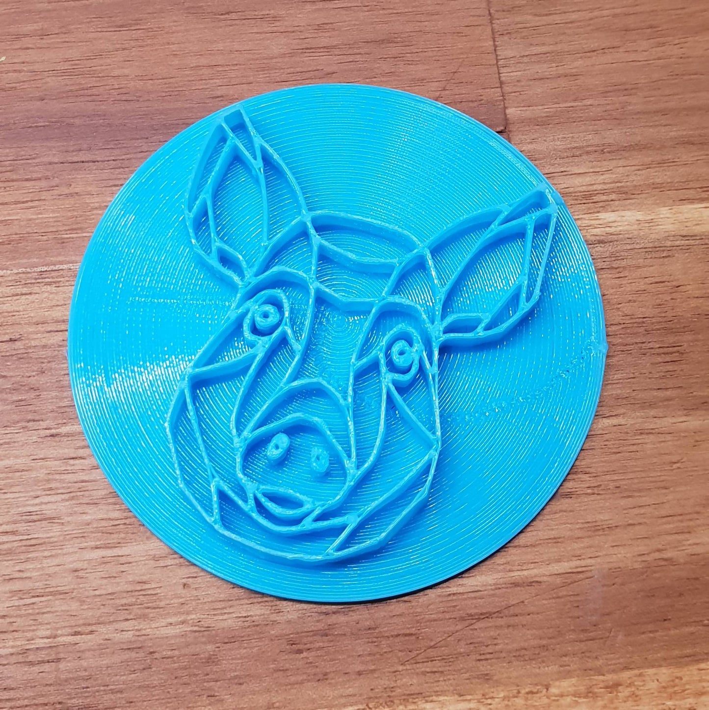 Geometric pig Cookie Embosser - just-little-luxuries