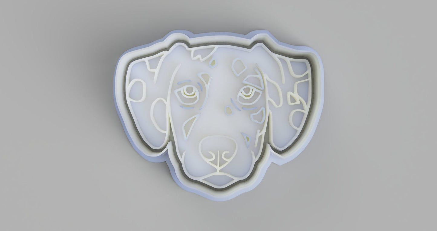 Dalmatian Face Cookie Cutter - just-little-luxuries