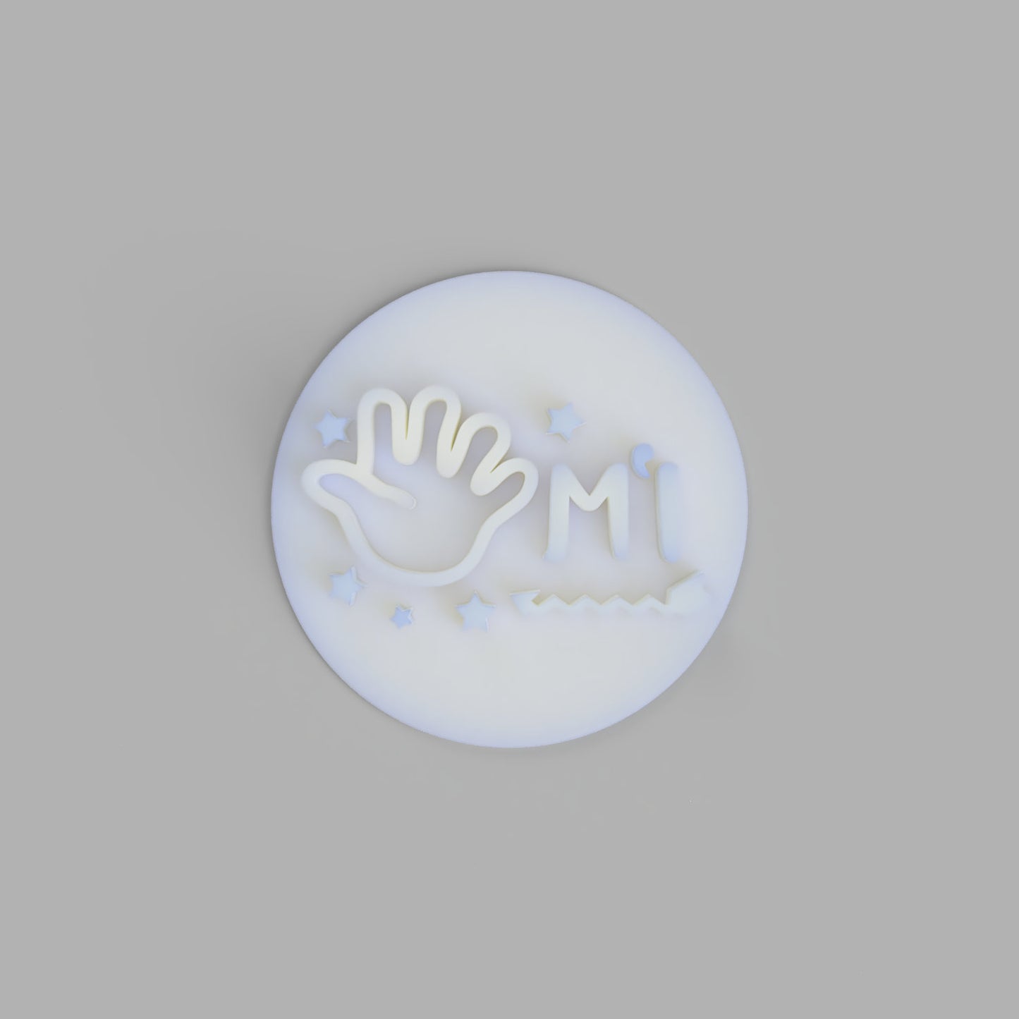 I'm Five. Fifth Birthday - birthday cookie stamp fondant embosser - just-little-luxuries