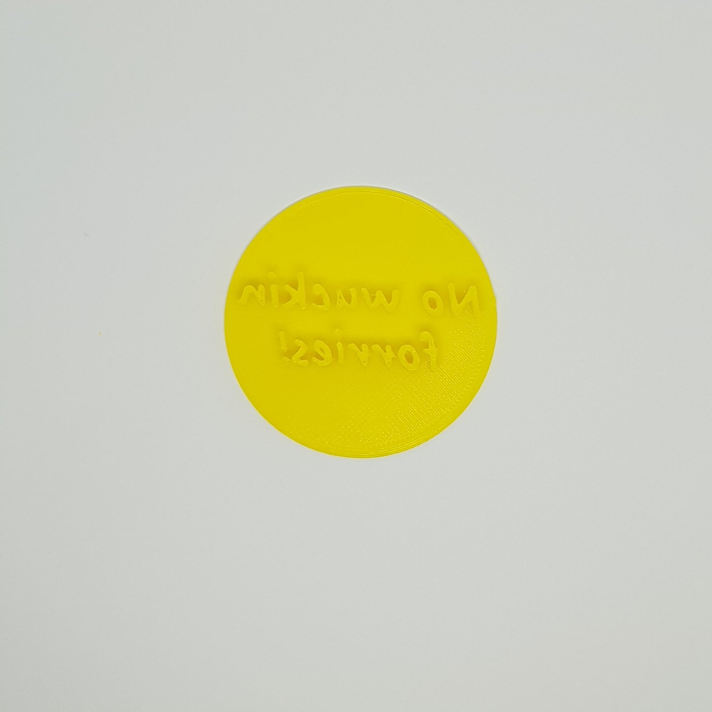 No Wuckin Forries! - Australia Day cookie stamp fondant embosser - just-little-luxuries