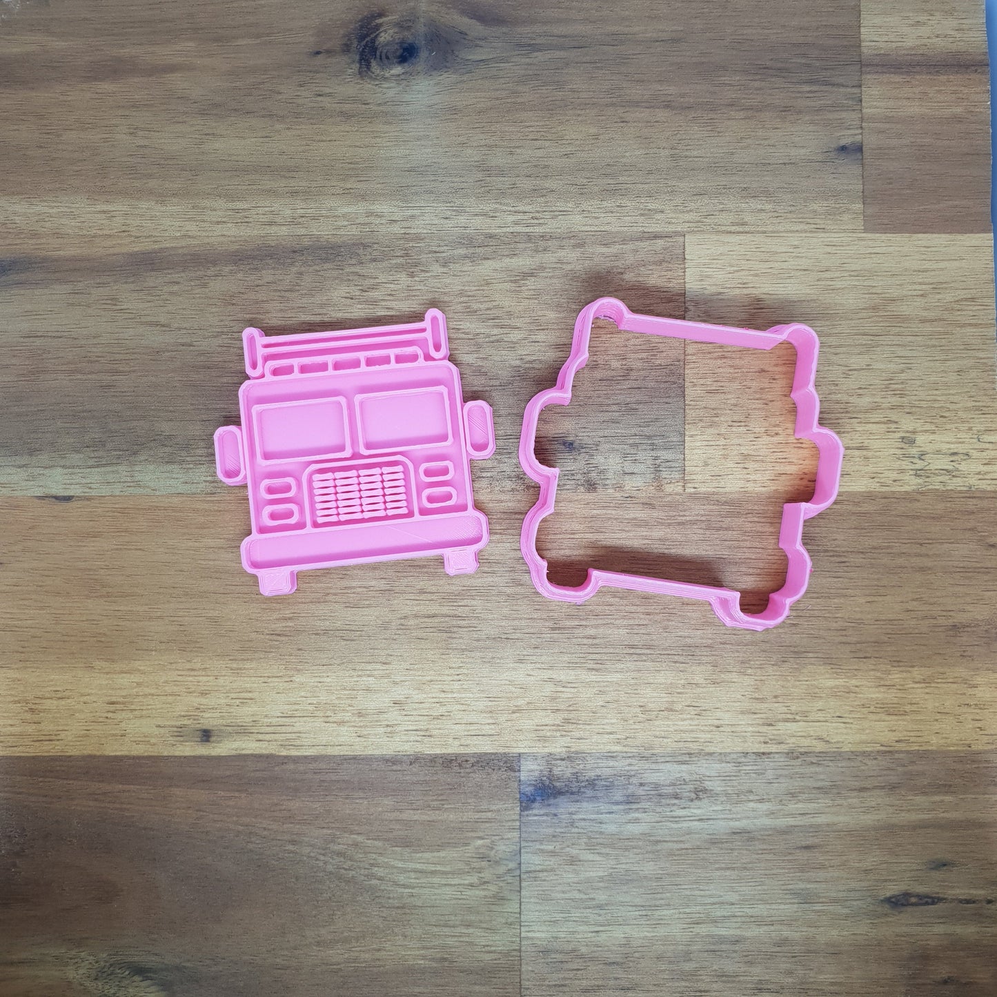 Fire Truck (front) Cookie cutter and embosser - just-little-luxuries