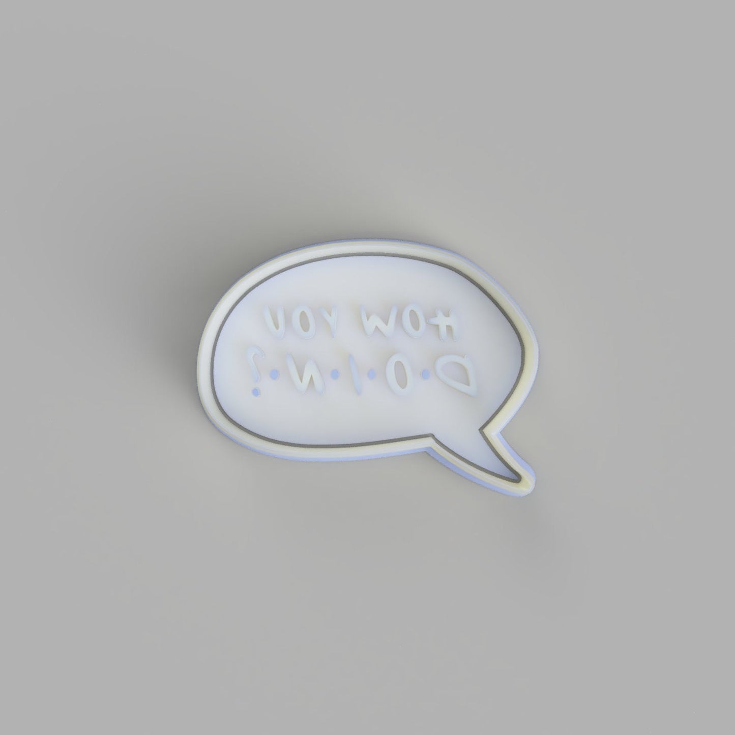 How you doin? Cookie Cutter and Embosser - just-little-luxuries