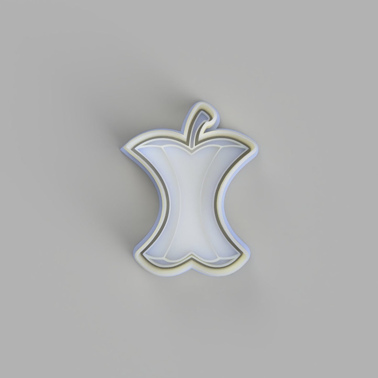 Apple Core Cookie Cutter and Embosser. - just-little-luxuries