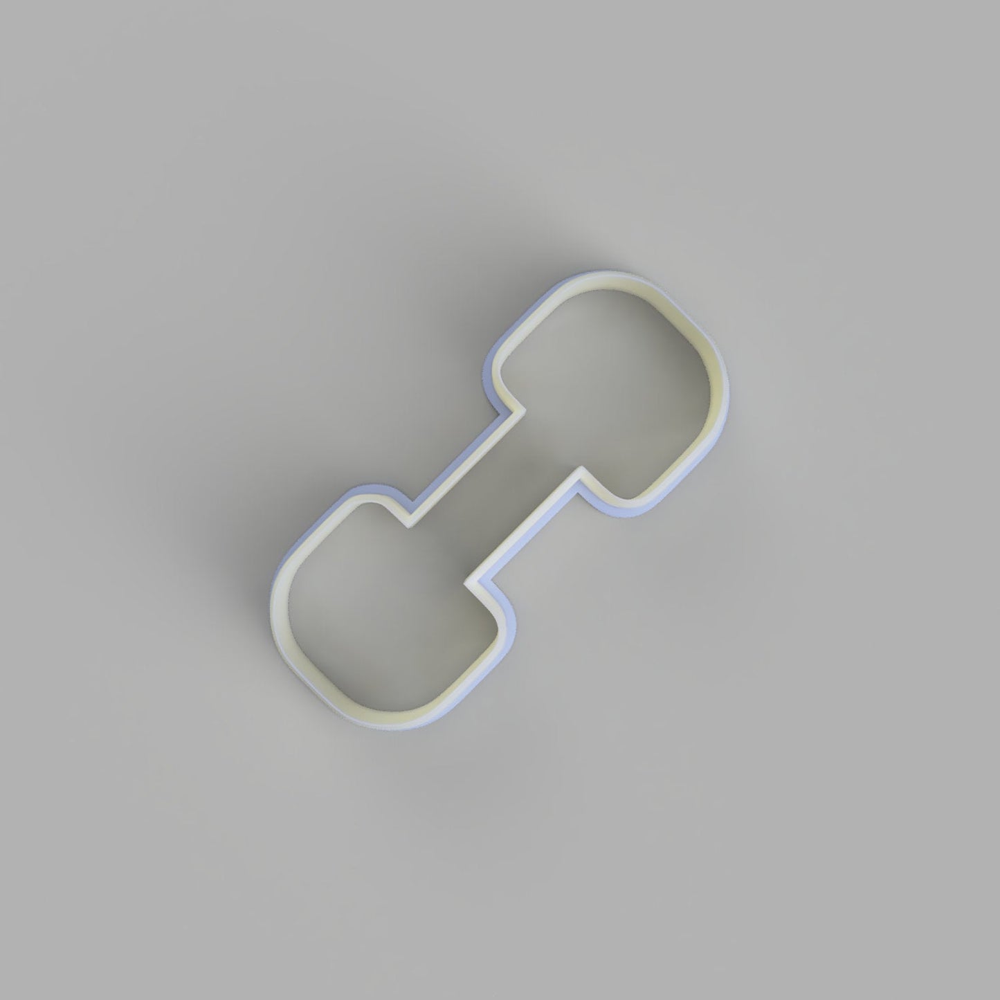 Dumbbell (1) Cookie Cutter and Embosser. - just-little-luxuries