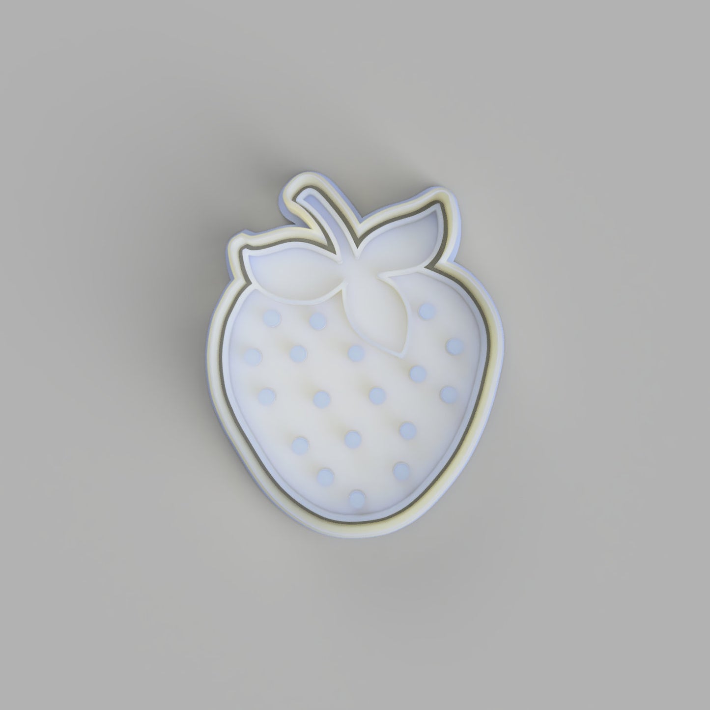 Strawberry Cookie Cutter and Embosser. - just-little-luxuries