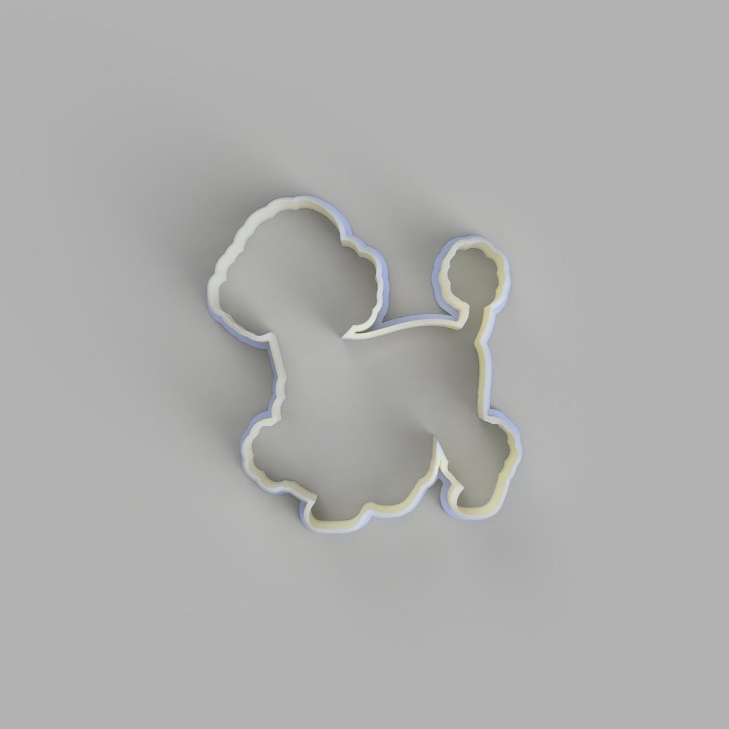 Poodle cartoon Cookie Cutter and Embosser. - just-little-luxuries