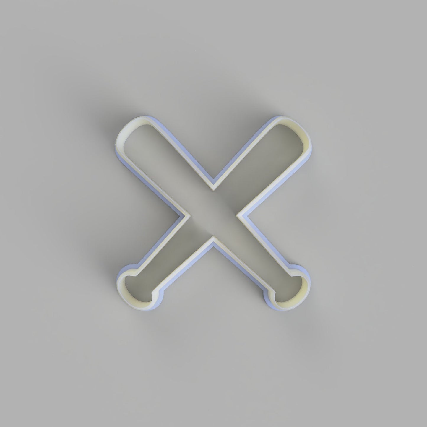 Baseball Bats Cookie Cutter and Embosser. - just-little-luxuries