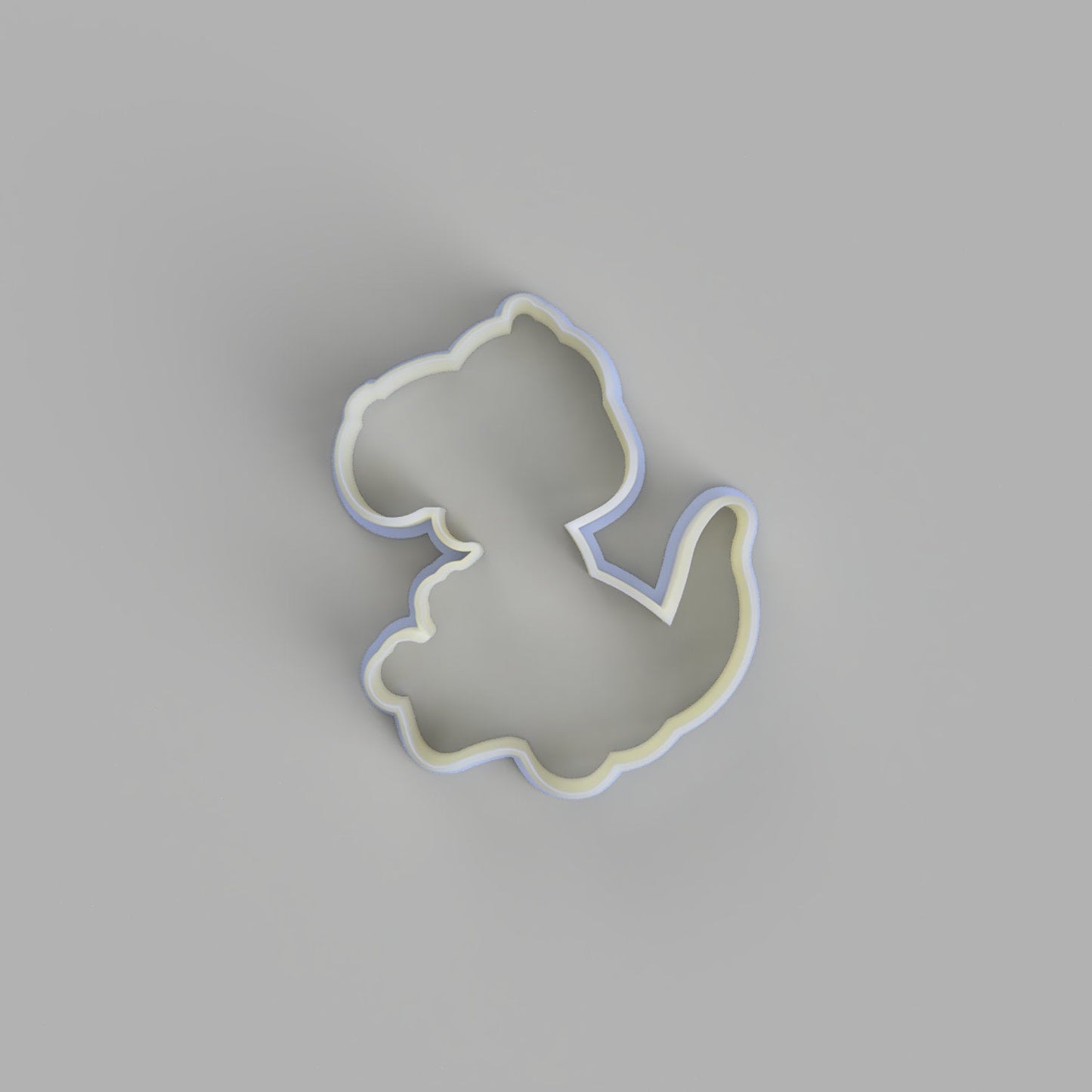 Cartoon Dinosaur (1) Cookie Cutter and Embosser. - just-little-luxuries