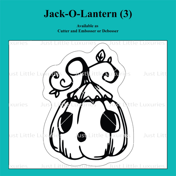 Halloween - Jack-O-Lantern (3) Cookie Cutter