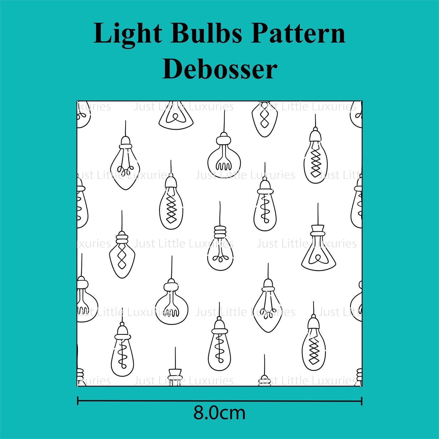Light Bulbs Pattern - Debosser