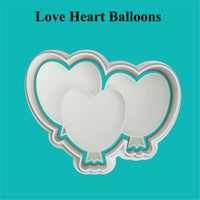 Love heart balloons