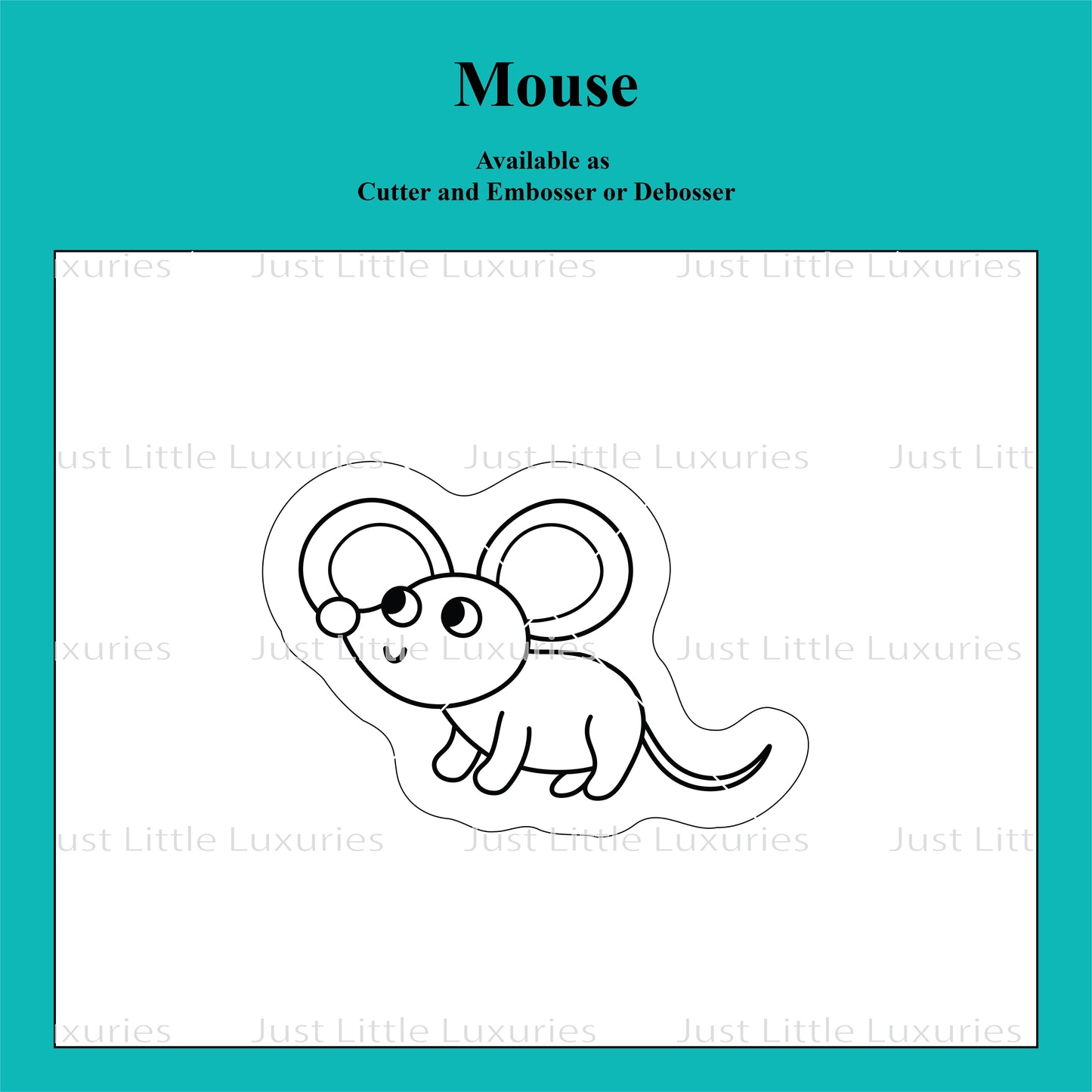 On the Farm - Mouse Cookie Cutter