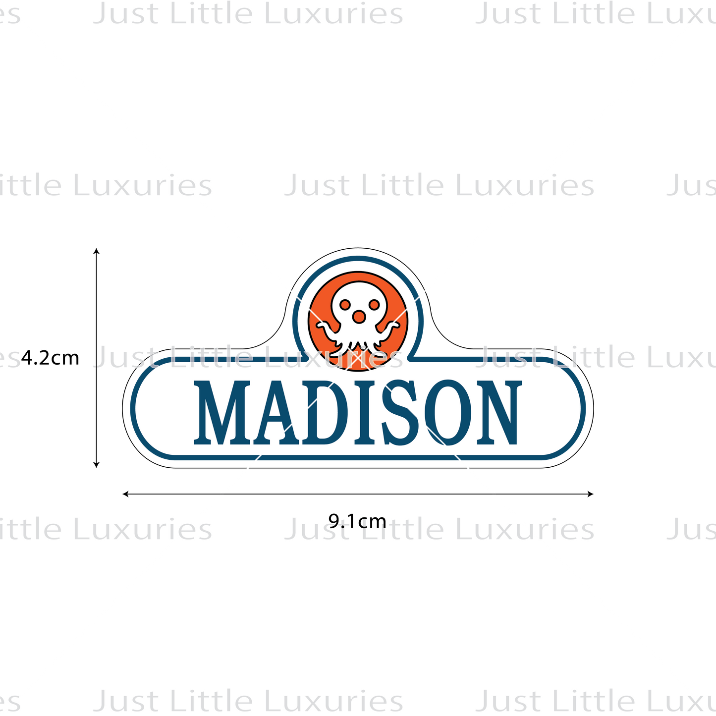 Octonauts Logo Plaque Cookie Cutter