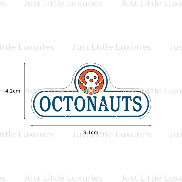 Octonauts Logo Plaque Cookie Cutter
