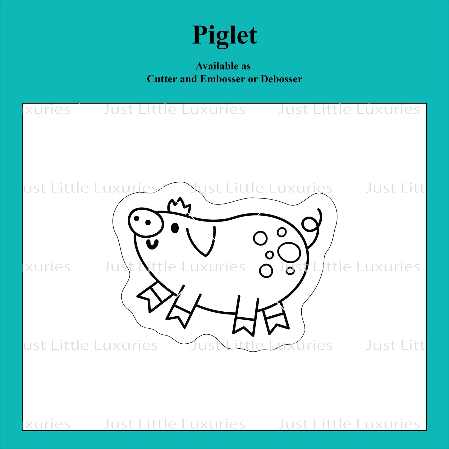 On the Farm - Piglet Cookie Cutter