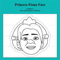 Princess Fiona Face Cookie Cutter