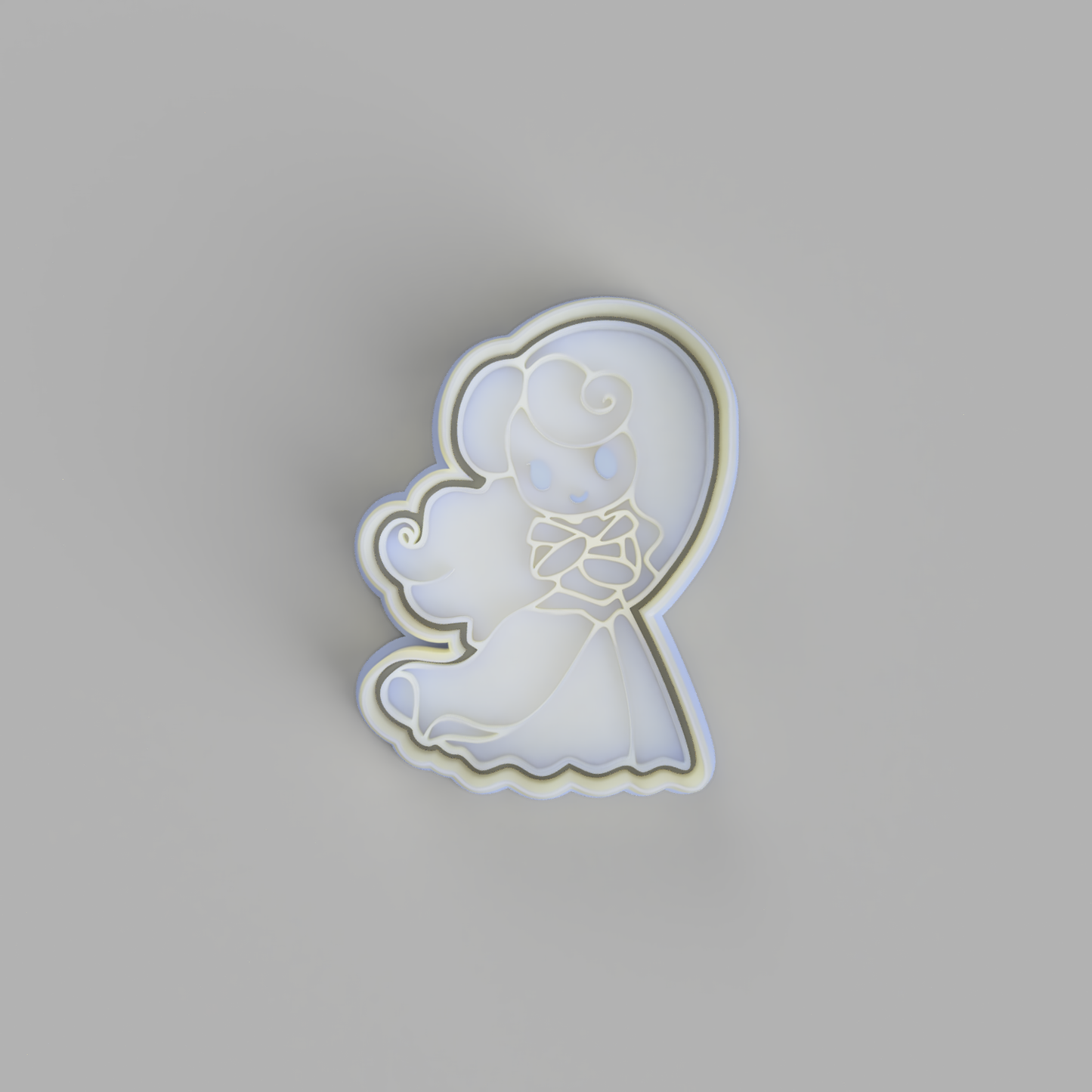 Chibi Sleeping Beauty (2) Cookie Cutter - just-little-luxuries