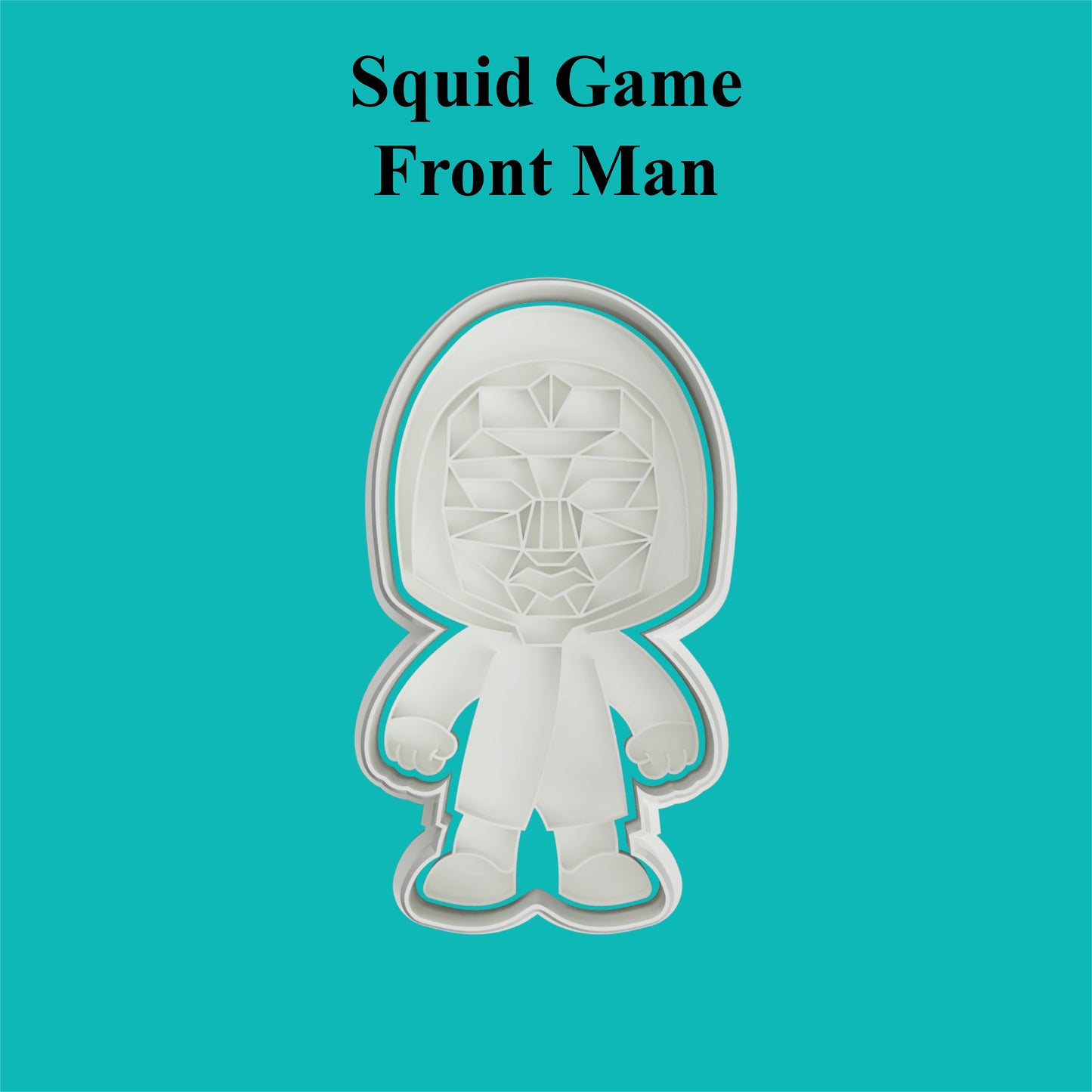 The Game - Front Man Cookie Cutter (STL: DIGITAL DOWNLOAD)