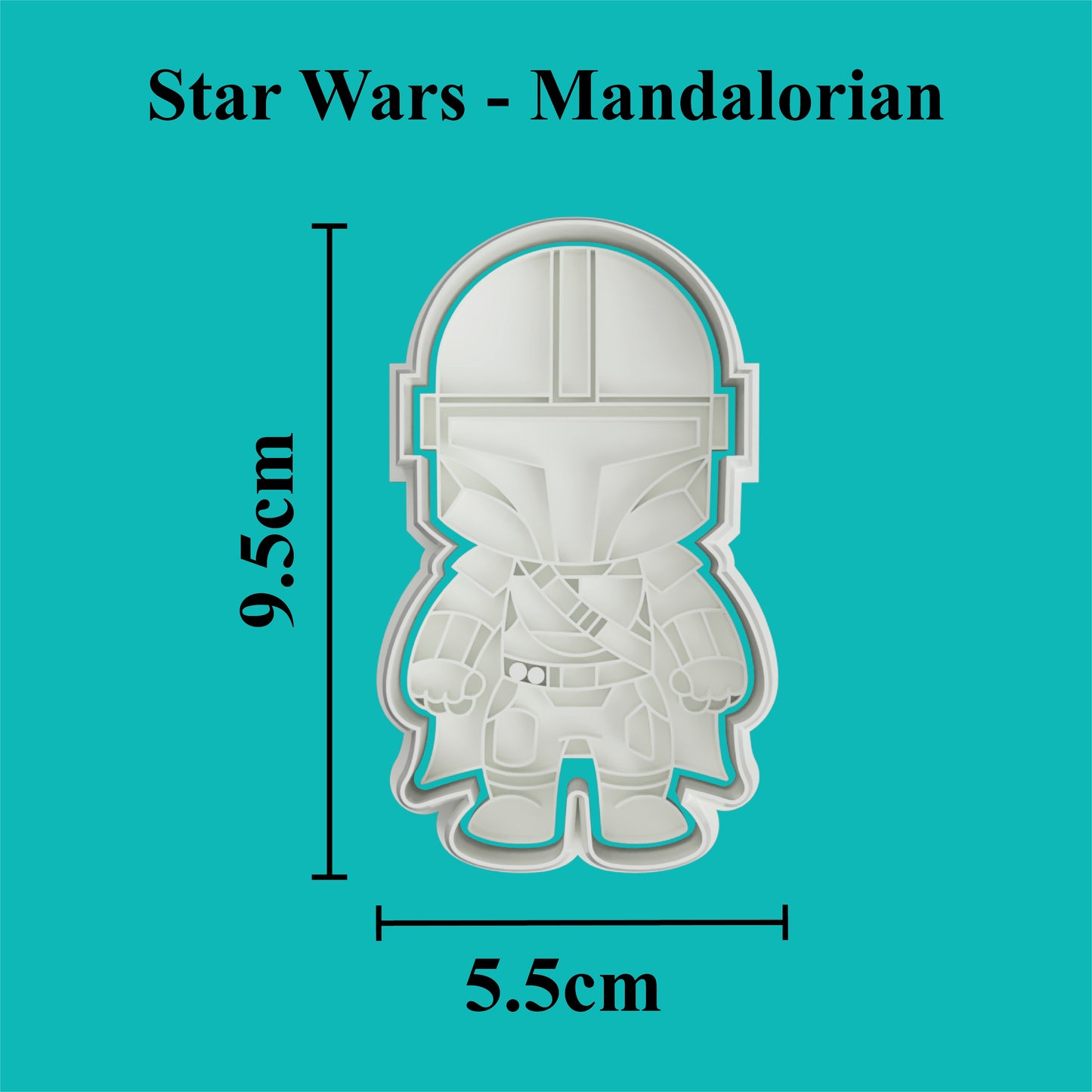 Mando Cookie Cutter