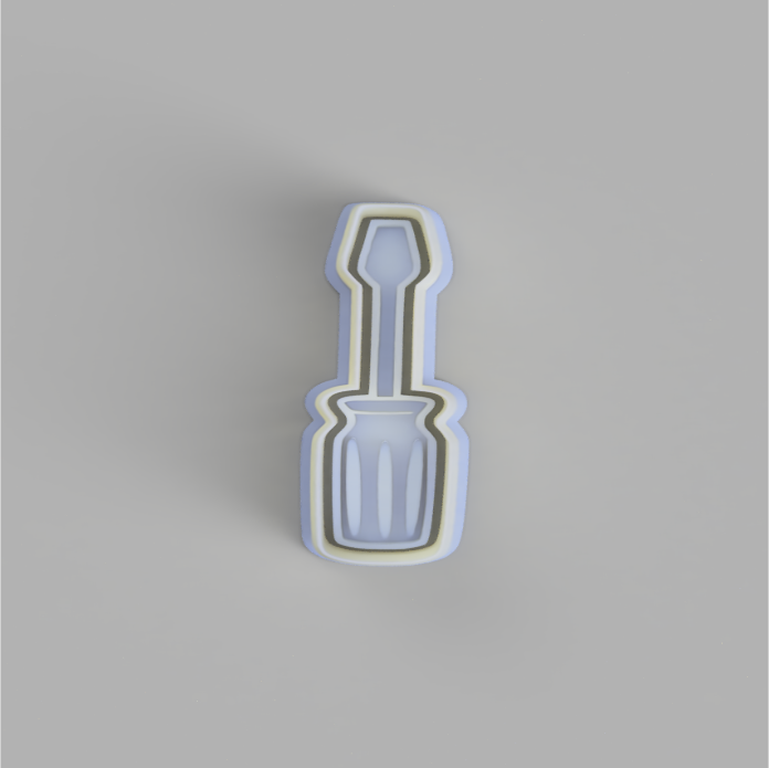 Tools - Screwdriver Cookie Cutter and Embosser - just-little-luxuries
