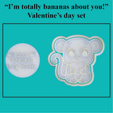 "I'm totally bananas about you!" Valentine's Day Set - just-little-luxuries