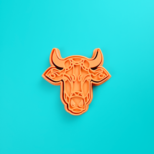 Boho Ox Cookie Cutter