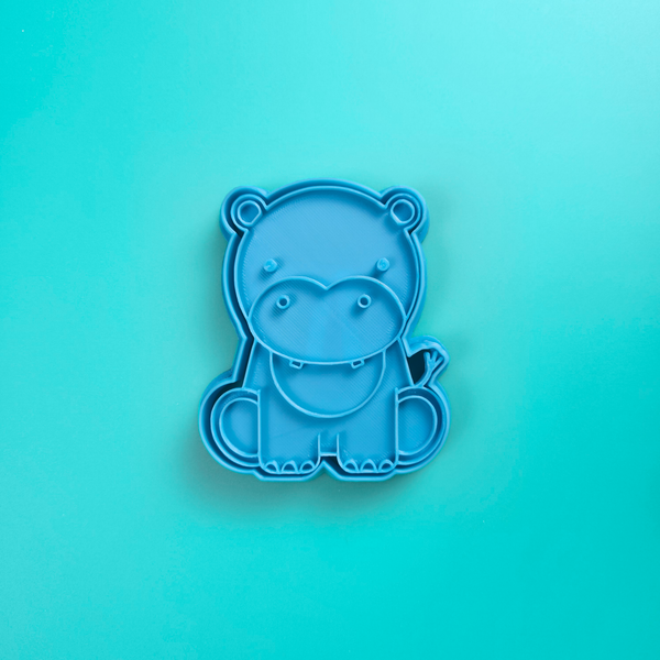 Hippo Sitting Cookie Cutter