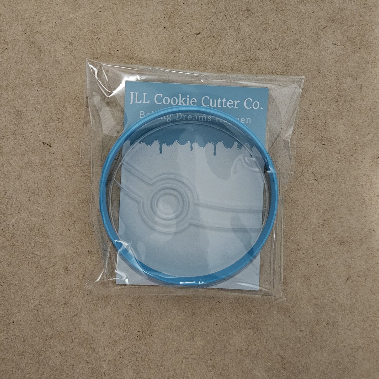 Pokeball | Pokemon Cookie Cutter and Debosser (EXCESS STOCK)