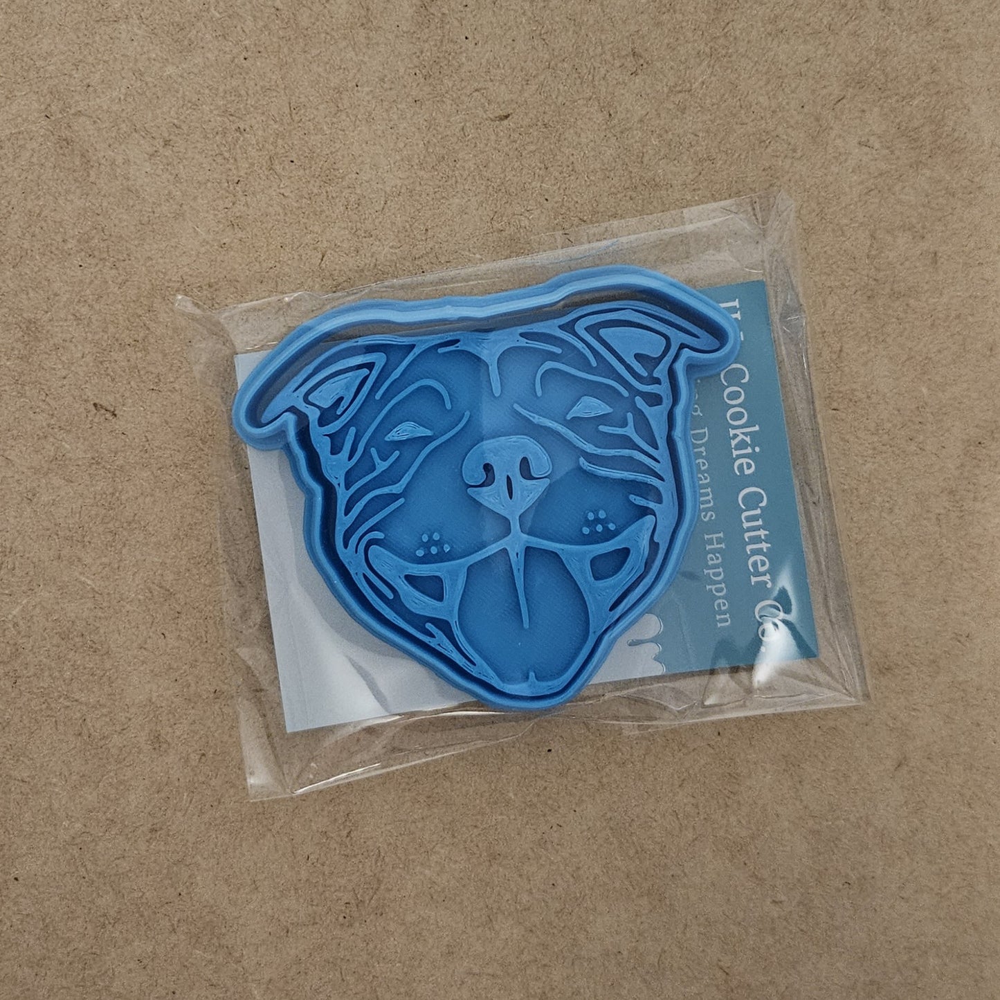 Staffy Face Cookie Cutter (EXCESS STOCK)