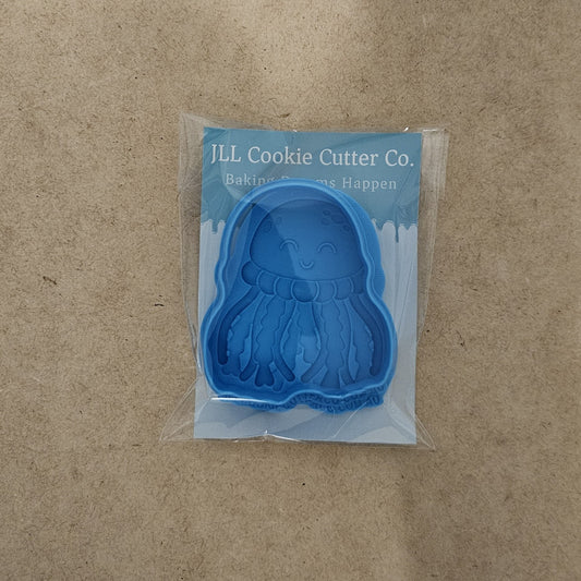 Jelly Fish | Ocean Creatures Cookie Cutter and Layered Embosser (EXCESS STOCK)