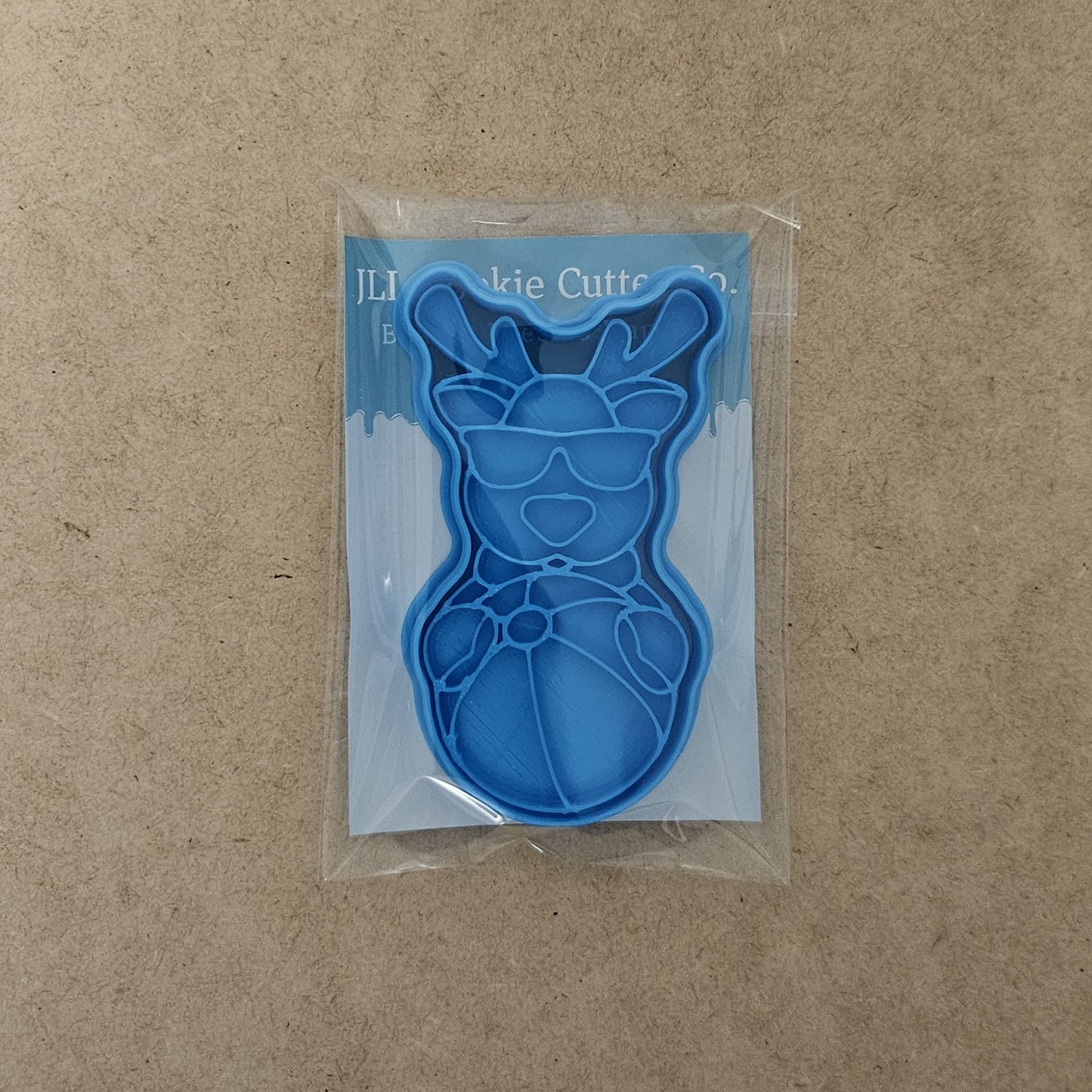 Reindeer with Beachball Cookie Cutter (EXCESS STOCK)