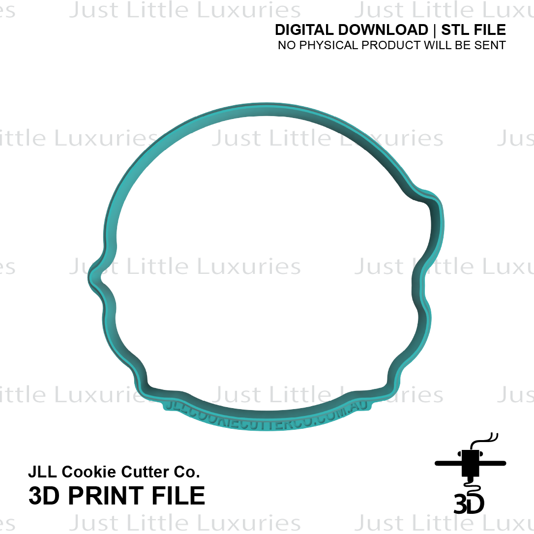Abby Face Cookie Cutter (STL - Digital Download)