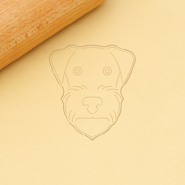 Airedale Terrier | Dog Face Cookie Cutter