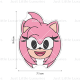 Amy Rose Cookie Cutter and Embosser (DIGITAL DOWNLOAD)