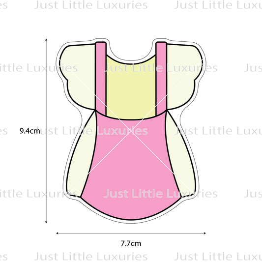 Apron Romper 2 Cookie Cutter