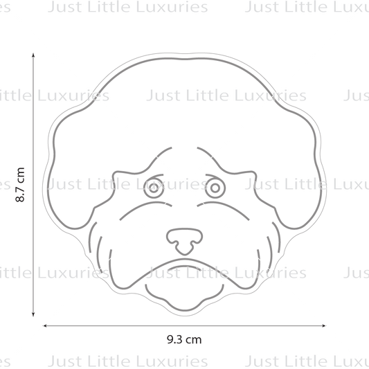 Bichon Frise | Dog Face Cookie Cutter