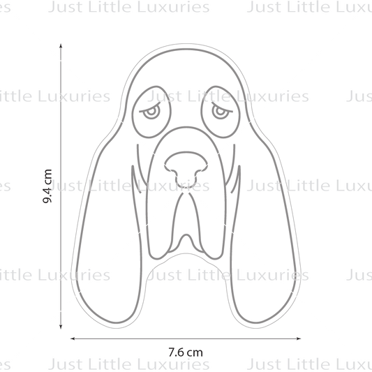 Bloodhound | Dog Face Cookie Cutter