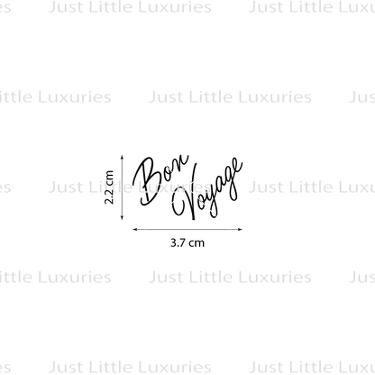 Bon Voyage + A new adventure begins Cookie Stamp (EXCESS STOCK)