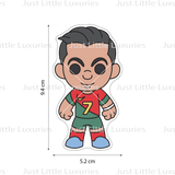 Cristiano Ronaldo Cookie Cutter and Embosser (DIGITAL DOWNLOAD)